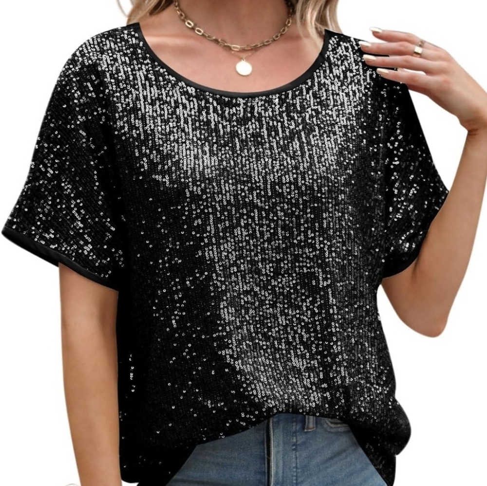 Sequins Loose Fit Top